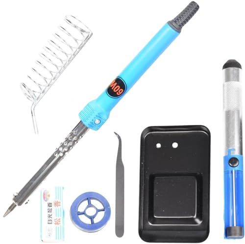 True Face Soldering Iron Kit Electronic,60W Adjustable Temperature 200-450°C Soldering-Iron Welding Gun with Desoldering Pump, Electric Solder Iron Pen Multi