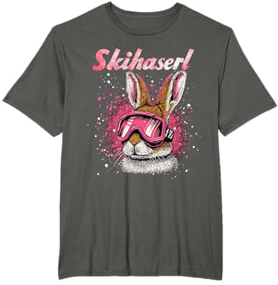 Skihaserl Apres Ski Haserl Skifahrer Winter Damen T-Shirt