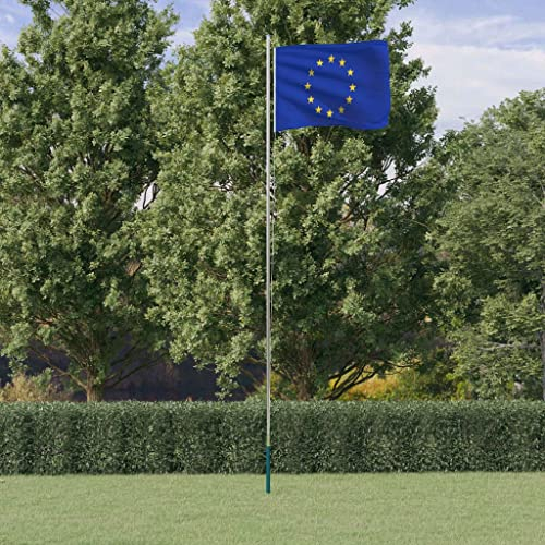 Furniture Home Tools Europa Flagge und Stange 6,23 m Aluminium