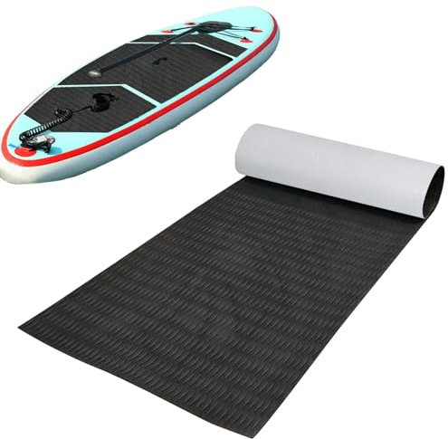 Skimboard-Traktionspads,Surf-Traktionspad, Rutschfester Marineschaum-Terrassenbelag, Bootsmatte Mit Selbstklebender Rückseite, Selbstklebender Marine-Terrassenbelag, Kajak-Terrassenbelag-Zubehör Für Y
