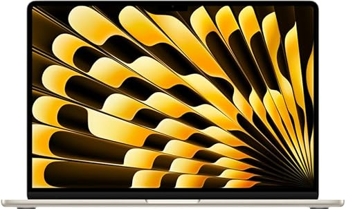2024 Apple MacBook Air con con Processore Apple M3 con 8CPU & 10GPU (15-pollici, 8GB RAM, 512GB SSD di Memoria) (QWERTY Italian) Galassia (Ricondizionato)