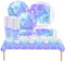Doyomtoy 61PCS Set di stoviglie per la festa di Frozen, Elsa, Anna Decorazione, stoviglie per la festa di compleanno per bambini, compleanno di Frozen