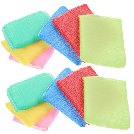 MAGICLULU 24 Stück Nylon Spülschwämme Kratzfrei Küchenreinigung Scheuerpads Wiederverwendbar Geruchsneutral Für Geschirr Töpfe Pfannen