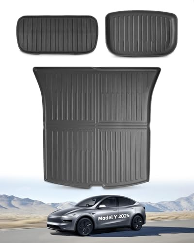 LANGBEAN (3 Stück) TPE Kofferraummatte für Tesla Model Y Juniper 2025 2026