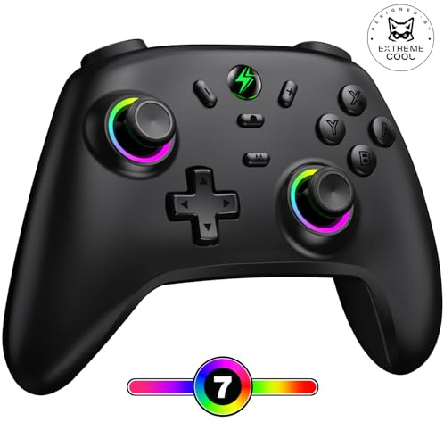 BEBONCOOL GAMING Switch Controller for Nintendo Switch/Switch 2/Lite/OLED, Hall Joystick Wireless Switch Pro Controller Support iOS/Android/Windows, Nintendo Switch Gamepad with Turbo/Motion Control