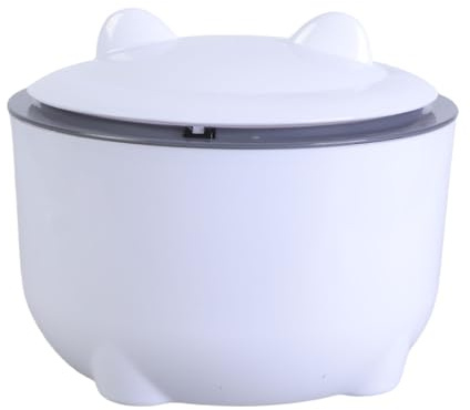 VIVIWI Arenero para gatos cerrado para uso interior, tapa a presión para bloquear olores y mantener el ambiente fresco en el hogar