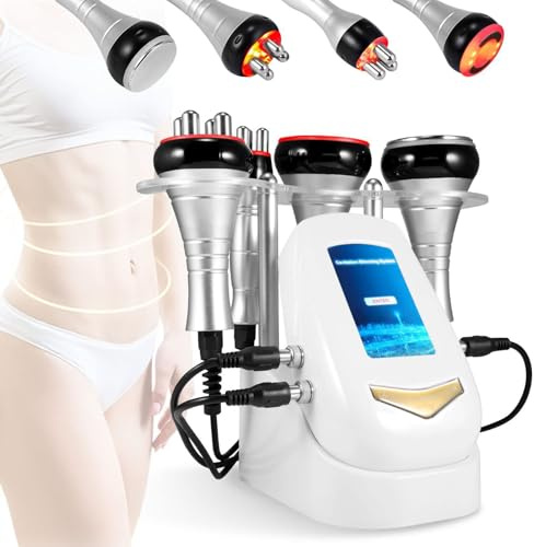 40K Máquina Anticelulitis Masajeador Anticelulítico Reductor 4 in 1 Cavitación Radiofrecuencia Facial y Máquina De Adelgazamiento Ultrasónica Aparato de Belleza contorno de ojos antiarrugas mujer