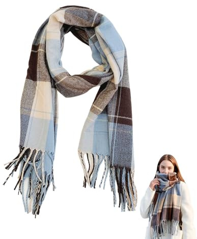 HOOPOE Foulard Donna,Sciarpe Donna Invernali Unisex,Sciarpa Grande Donna Invernale,Sciarpa Uomo Invernale 195cm x 60cm