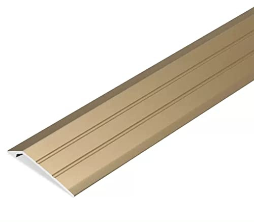 Listón de transición de madera a baldosa, ancho de 30 mm, antideslizante, reductor de umbral/barra de borde para puertas con desniveles pequeños, aluminio resistente,Ligjt Grey-W 30mm - L 127cm