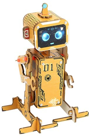 Kit de construcción Robot - Kit mecánico práctico, Gadget fantástico, Juguete con Herramientas de Aprendizaje Progresivo | Robot Ai para entusiastas Niños Adolescentes Casa Escuela Aula