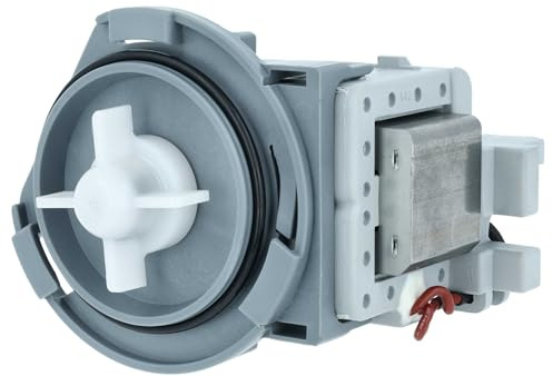 vhbw Bomba de drenaje compatible con Hyundai lavavajillas | 10,7 x 9,3 x 8 cm