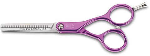 Filarmonica - Forbici da parrucchiere, 28 denti forbici per sfoltire 5.5