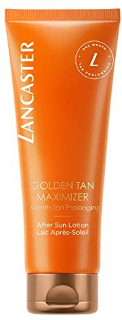Lancaster Golden Tan Maximizer - Lozione Doposole, Prolunga l’Abbronzatura, Lenisce, Idrata e Nutre Intensamente la Pelle, 125 ml