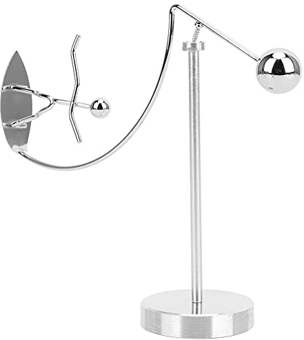 Wakects Newtons Pendule Berceau Balancier Boule Newtons Berceau Pendule Bureau Ornement Balancier de Newton Balls Newton Berceau Balance Balle pour Bureau à Domicile Décor de Bureau(Prince du Surf)