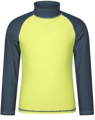 Mountain Warehouse Neoprenanzug Kinder - Langarm-Neoprenanzug mit UV-Schutz Rash Guard, Schwimmanzug für Jungen und Mädchen Legiertes Grau Kinder 140 EU (9-10 Jahre)