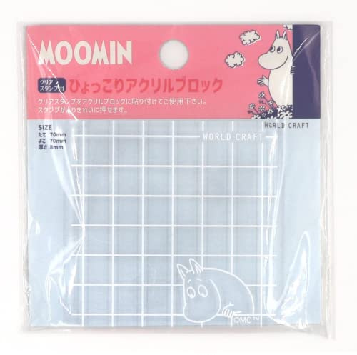 World Craft MOAB-01 Hyokkori Moomin Acrylic Block