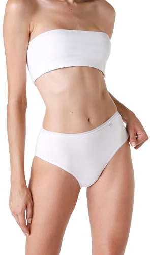 Lovable Slip Midi in Cotone e Modal, Pacco da 3, Mutande Traspiranti, Intimo dal Comfort Totale, Light Modal Cotton Lovely Donna X3