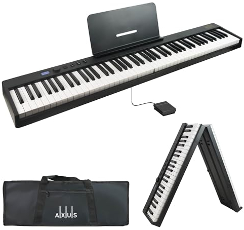 Axus 88 Tasten Faltbares Digitales Klavier