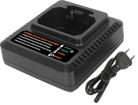LCS36 LCS40 Chargeur rapide de rechange pour batterie au lithium Noir et Decker 36 V/40 V LBXR36 LBXR2036 LBX36 LBX1540 LBX2040 LBX2540 LST540 LCS1240 LST136W