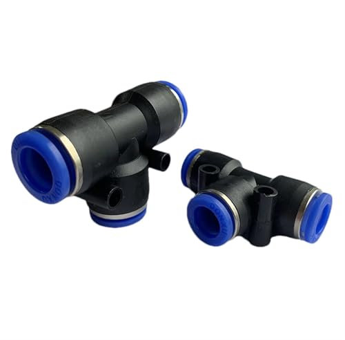 Pneumatische Fitting PE Typ Rohr Luft Anschlüsse Direkt Schub 4 Zu 12mm Kunststoff Schlauch Schnell Kupplungen 1Pcs(PE16 (Use 16mm Hose))