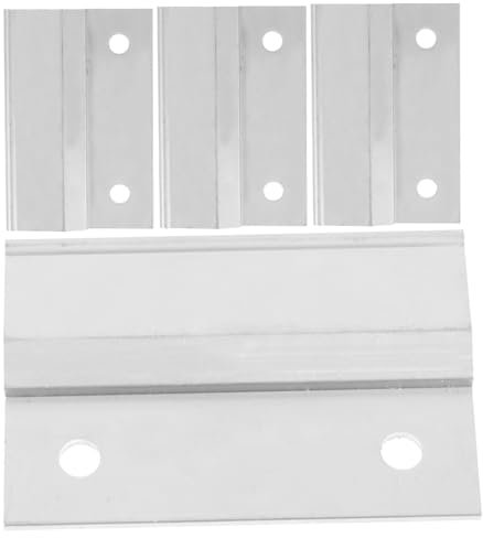 Angoily Stabile Französische Klampenaufhänger 4er-pack Aluminium-wandhalterungen Für Bilderrahmen Spiegelaufhänger Robuste Hardware