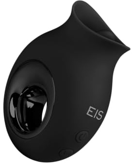 EIS Auflegevibrator | Zungenvibrator aus Silikon | wiederaufladbar | 9,4 cm | wasserdicht (IPX7) | 9 Leckprogramme | 9 Vibrationsprogramme | Sexspielzeug | Erotik | Mehrere Vibrationsprogramme