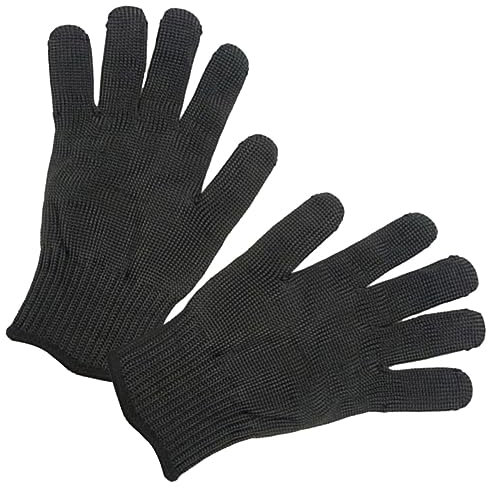 Yardenfun Küchenhandschuhe 2 Stück Schnittfeste Handschuhe Schwarz Atmungsaktiv Elastisch Zum Kochen Und Schneiden