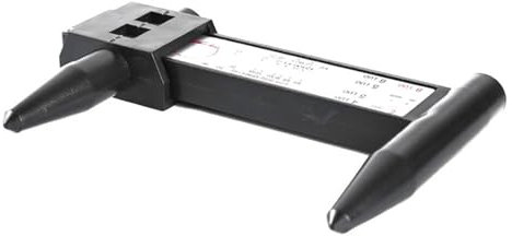 Regla deslizante PCD de 8 espárragos: herramienta para medir patrones de pernos automotrices, regla PCD ajustable para ruedas y rines | Calibrador deslizante para mediciones precisas de ajuste de neum