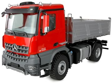 Amewi Mercedes-Benz Arocs Muldenkipper 4x4 1:14 RTR rot inkl. Fernsteuerung, Akku, Ladekabel