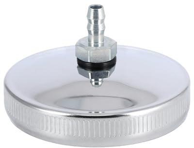 Tankdeckel Chrom mit Entlüftungsnippel - für Simson S50, S51, SR50, SR80, KR51 Schwalbe, SR4 Vogelserie - IWL