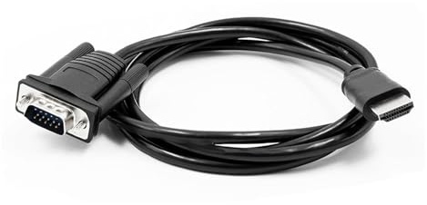 ZJchao Cable HD a VGA, Convertidor Macho a Macho 1080P 60 Hz con Conector Chapado en Oro y Modo de Expansión de Espejo, para Monitor de de TV Portátil