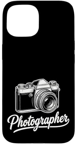 Vintage Analog SLR Camera Retro Photographer Film Case for iPhone 15