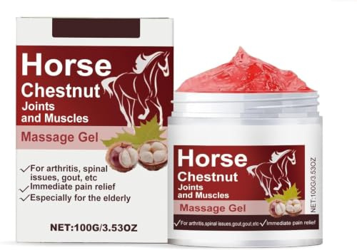 Horse Balm Warming Extra Strong,Natural Gentle Massage Balm,Promotes Blood Circulation and Relieves Joint Pain,for Muscle Knee Neck Back Shoulder Hand