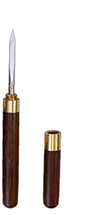 CULER 1PC Durable EIS Nadel Auswahl mit Holzgriff Edelstahl Eispickel für Home Bar Zubehör (zufällige Farbe)