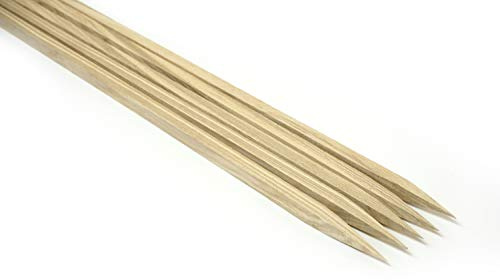 25x 50x 75x 100x Grill-Spieße Holzspieße Steckerlfisch Steckerl Fisch Spieß Stöcke Leisten (25 Stück)
