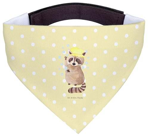 Mr. & Mrs. Panda Hundehalstuch S Waschbär - Geschenk, Kleine Hunde, Tagträumen, Tuch, Plan, Waschen, Seifenblasen, Fröhlich, Lustige Sprüche, Halstuch
