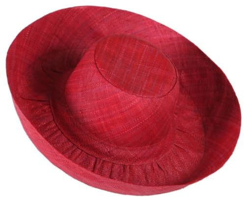 Miro Boho Chic - Sombrero Ibiza Medio. Practica y Chic Pamela de ala Media realizado en Rafia de Madagascar. Pamelas para Bodas y Tocados. Sombrero Playa Mujer Paja. Madrina Boda.