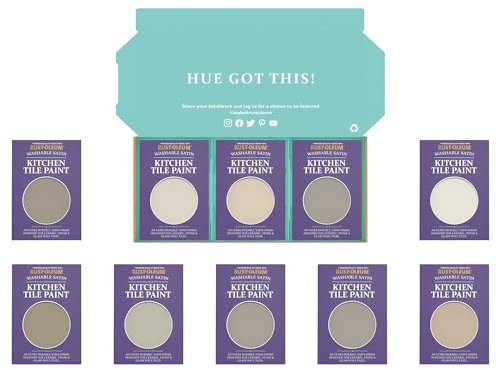 Rust-Oleum Kitchen Wall Tile Paint in Satin Finish – Restful Neutrals Tester Box