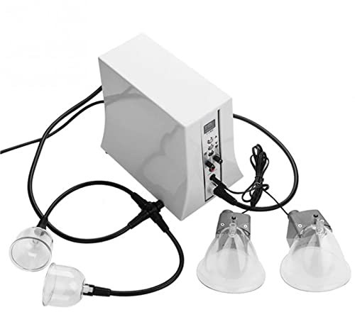 XJZHANG Tragbare Brustvergrößerungspumpe, Brustsauger, Vakuumtherapie, Gesäß, Hebemaschine, Lymphdrainage, Vibrationsmassage