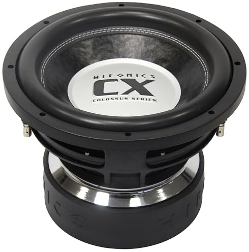 Hifonics CX12D2-30 cm (12) High-End Subwoofer aus der Colossus Serie | 4000 W/RMS, 8000 W/MAX