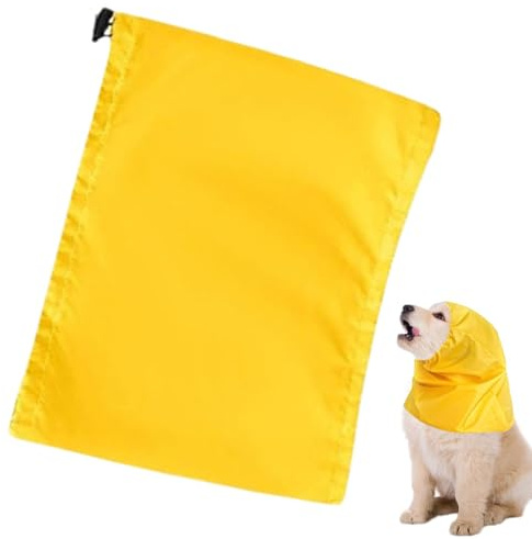 Regenhut mit Schlauchschal für Hunde – Ohrenschützer für die Dusche, Duschhut mit Ohrenschutz für Hunde | Badekappe für Hunde schützt die Ohren vor Wasser, Ohrenschützer für Hunde, Duschhaube für Hund