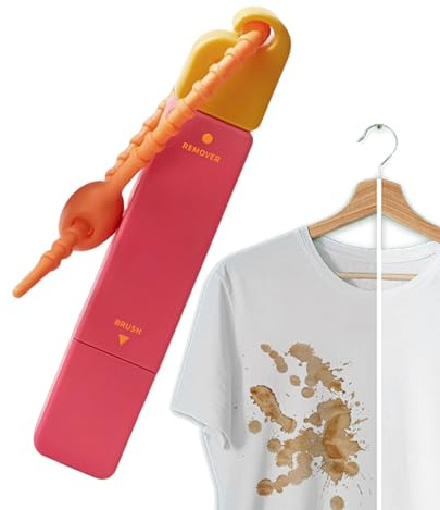 Penna smacchiatore per vestiti, formato da viaggio, per la pulizia immediata, a doppia estremità, per la pulizia di tessuti, abbigliamento, olio, cibo, grasso, attività all'aperto, viaggi, campeggio