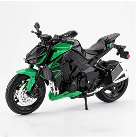 AUDSNI Motorrad Druckgussmodell Für Z1000 Z 1000 Motorrad-Modellbausatz Aus Aluminiumlegierung Miniaturmodell(Grün)