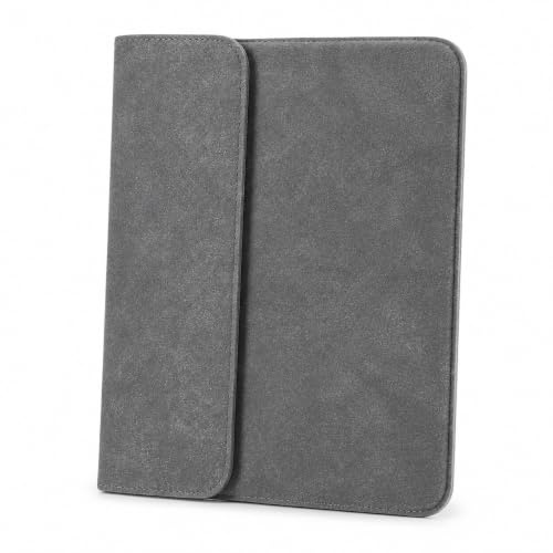 Elprico E-Reader-Hülle, Magnetverschluss, Schlankes Design mit Hochwertigem Mikrofaser-Leder, für Kindle Scribe 2022 2024 10,2 Zoll und Kobo Elipsa 10,3 Zoll (dunkelgrau)