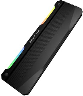EZDIY-FAB RH01 ARGB Dissipatore di calore RAM, diffusore di calore RGB per memoria per DDR5 DDR4, dissipatore di calore RAM in alluminio con illuminazione ARGB 5 V a 3 pin, raffreddamento della