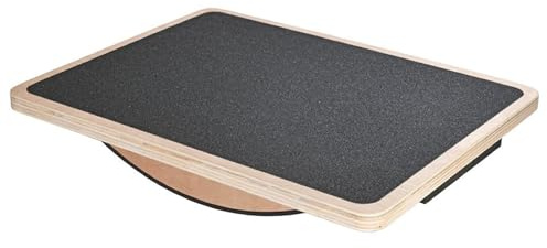 Vexnaro Balance Board, Tavola Di Equilibrio in Legno, Antiscivolo, Trainer per Caviglia e Piede, Esercizi di Stabilità, Per Uso Domestico Tavola e Sotto la Scrivania (separare)