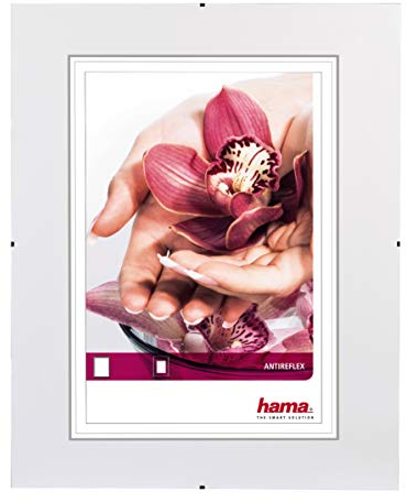 Hama Rahmenloser Bilderrahmen (Clip Fix, Anti-Reflex-Glas, 30 x 45 cm)