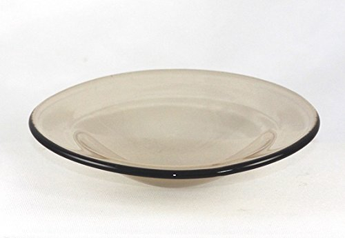 L&V schale für Duftbrenner, rund, Durchmesser 11,4 cm, Rauchfarben