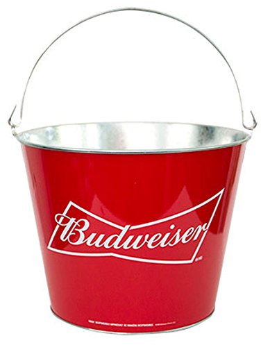 Galvanised Zinc Budweiser Beer Ice Bucket