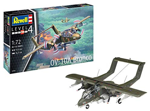Revell 03909 Modellbausatz OV-10A Bronco im Maßstab 1:72, Level 4